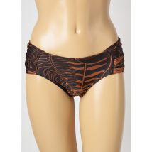 LUA MORENA - Bas de maillot de bain marron en polyamide - Femme - Taille 36 - Modz