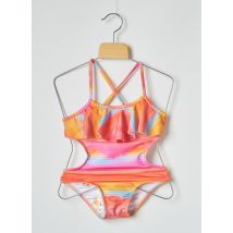 BLUE MAN - Maillot de bain 1 pièce orange en polyester - Fille - Taille TU - Modz