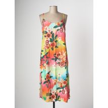 BLUE MAN - Robe mi-longue rose en viscose - Femme - Taille 36 - Modz