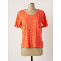 MONTAGUT - Pull orange en coton pour femme - Taille 40 - Modz