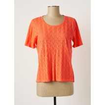 MONTAGUT - Pull orange en coton - Femme - Taille 40 - Modz