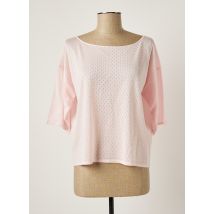 MONTAGUT - Pull rose en polyamide - Femme - Taille 40 - Modz