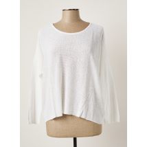 POLES - Pull blanc en viscose - Femme - Taille 42 - Modz