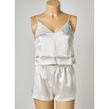 MON PETIT BIKINI - Pyjashort blanc en polyester - Femme - Taille 38 - Modz