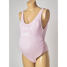 MON PETIT BIKINI - Maillot de bain maternité rose en polyamide - Femme - Taille 36 - Modz