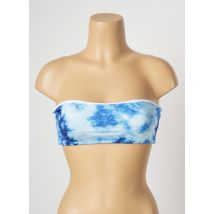 MON PETIT BIKINI - Haut de maillot de bain bleu en polyester - Femme - Taille 40 - Modz