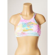 BANANA MOON - Haut de maillot de bain rose en polyamide - Femme - Taille 38 - Modz