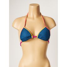 BANANA MOON - Haut de maillot de bain bleu en polyamide - Femme - Taille 38 - Modz