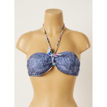 BANANA MOON - Haut de maillot de bain bleu en polyamide - Femme - Taille 40 - Modz