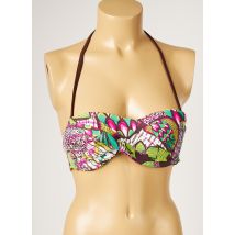LIVIA - Haut de maillot de bain marron en polyamide - Femme - Taille 90B - Modz