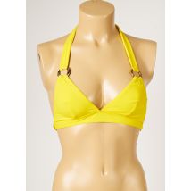 LIVIA - Haut de maillot de bain jaune en polyamide pour femme - Taille 80B - Modz