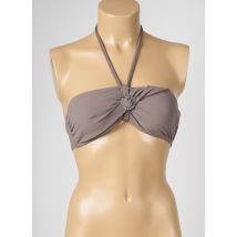 LIVIA - Haut de maillot de bain gris en polyamide - Femme - Taille 90B - Modz
