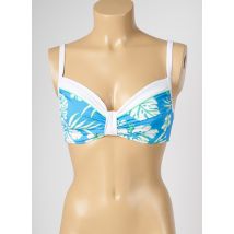 LIVIA - Haut de maillot de bain bleu en polyamide pour femme - Taille 95B - Modz