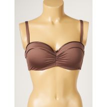 LIVIA - Haut de maillot de bain marron en polyamide - Femme - Taille 100B - Modz