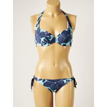 BANANA MOON - Maillot de bain 2 pièces bleu en polyamide - Femme - Taille TU - Modz