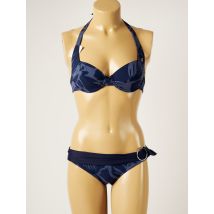 BANANA MOON - Maillot de bain 2 pièces bleu en polyamide - Femme - Taille TU - Modz