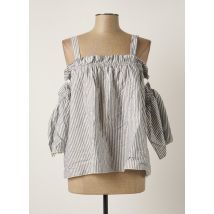 BSB - Top bleu en coton - Femme - Taille 40 - Modz