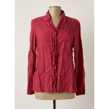 TERRE & MER - Chemisier rouge en lin - Femme - Taille 38 - Modz