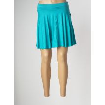 SMASH WEAR - Jupe courte bleu en viscose pour femme - Taille 38 - Modz