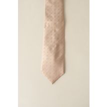 SEIDEN STICKER - Cravate beige en soie pour homme - Taille TU - Modz