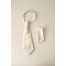 WEDDING - Cravate beige en polyester - Homme - Taille TU - Modz