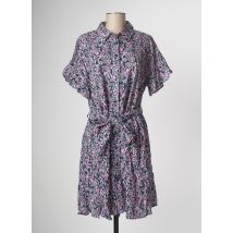 AN' GE - Robe mi-longue bleu en coton - Femme - Taille 38 - Modz