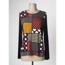 SAINT CHARLES - T-shirt noir en viscose - Femme - Taille 40 - Modz