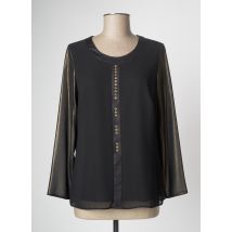 MERI & ESCA - Top noir en polyester - Femme - Taille 40 - Modz