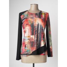 GEVANA - T-shirt noir en polyester - Femme - Taille 42 - Modz