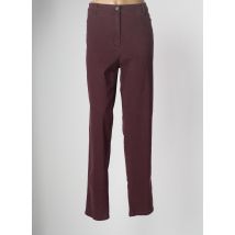TONI - Pantalon slim rouge en coton - Femme - Taille 50 - Modz