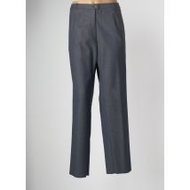KARTING - Pantalon droit bleu en polyester - Femme - Taille 50 - Modz