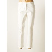 EUGEN KLEIN - Pantalon slim blanc en coton - Femme - Taille 42 - Modz