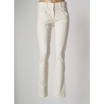 MAE MAHE - Pantalon slim beige en coton pour femme - Taille 44 - Modz