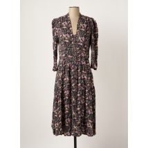 FREEMAN T.PORTER - Robe mi-longue bleu en viscose - Femme - Taille 34 - Modz