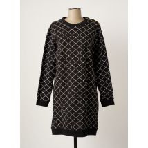 BLACK WELLIS - Robe mi-longue noir en coton - Femme - Taille 40 - Modz