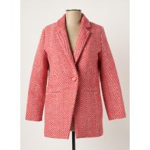 LES P'TITES BOMBES - Manteau long rouge en polyester - Femme - Taille 34 - Modz