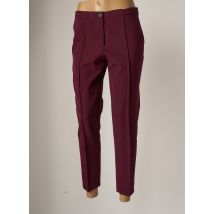 PLEASE - Pantalon slim violet en polyester - Femme - Taille 38 - Modz