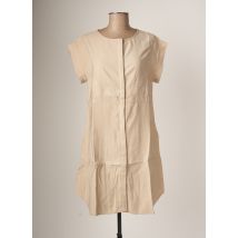 AMS PURE - Robe courte beige en coton - Femme - Taille 42 - Modz