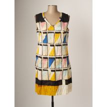 AVENTURES DES TOILES - Robe courte jaune en coton - Femme - Taille 44 - Modz