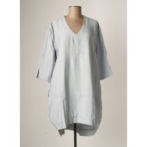 AMS PURE - Robe courte bleu en coton - Femme - Taille 42 - Modz