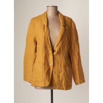 DES PETITS HAUTS - Blazer jaune en lin pour femme - Taille 36 - Modz