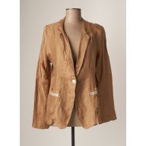 NANA NUCCI - Blazer beige en lin - Femme - Taille 42 - Modz