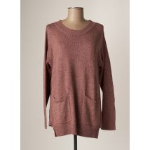 MASAI - Pull tunique rose en coton pour femme - Taille 42 - Modz