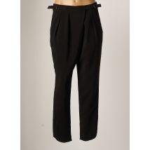 AMZ - Pantalon droit noir en polyester - Femme - Taille 40 - Modz