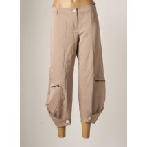 JC TRIGON - Pantalon 7/8 beige en acetate - Femme - Taille 40 - Modz