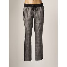 ET COMPAGNIE - Pantalon chino gris en polyester - Femme - Taille 42 - Modz