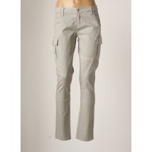 SO SOON - Pantalon cargo gris en coton - Femme - Taille 42 - Modz