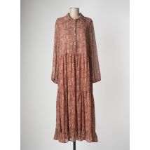 AMELIE & AMELIE - Robe longue marron en polyester - Femme - Taille 40 - Modz