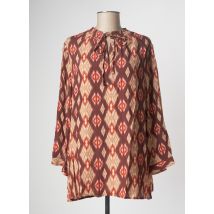 NOOGAT BY AKOZ - Tunique manches longues marron en polyester - Femme - Taille 44 - Modz