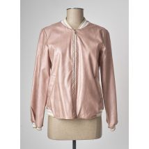 PURPLE'S - Veste simili cuir rose en nylon - Femme - Taille 36 - Modz
